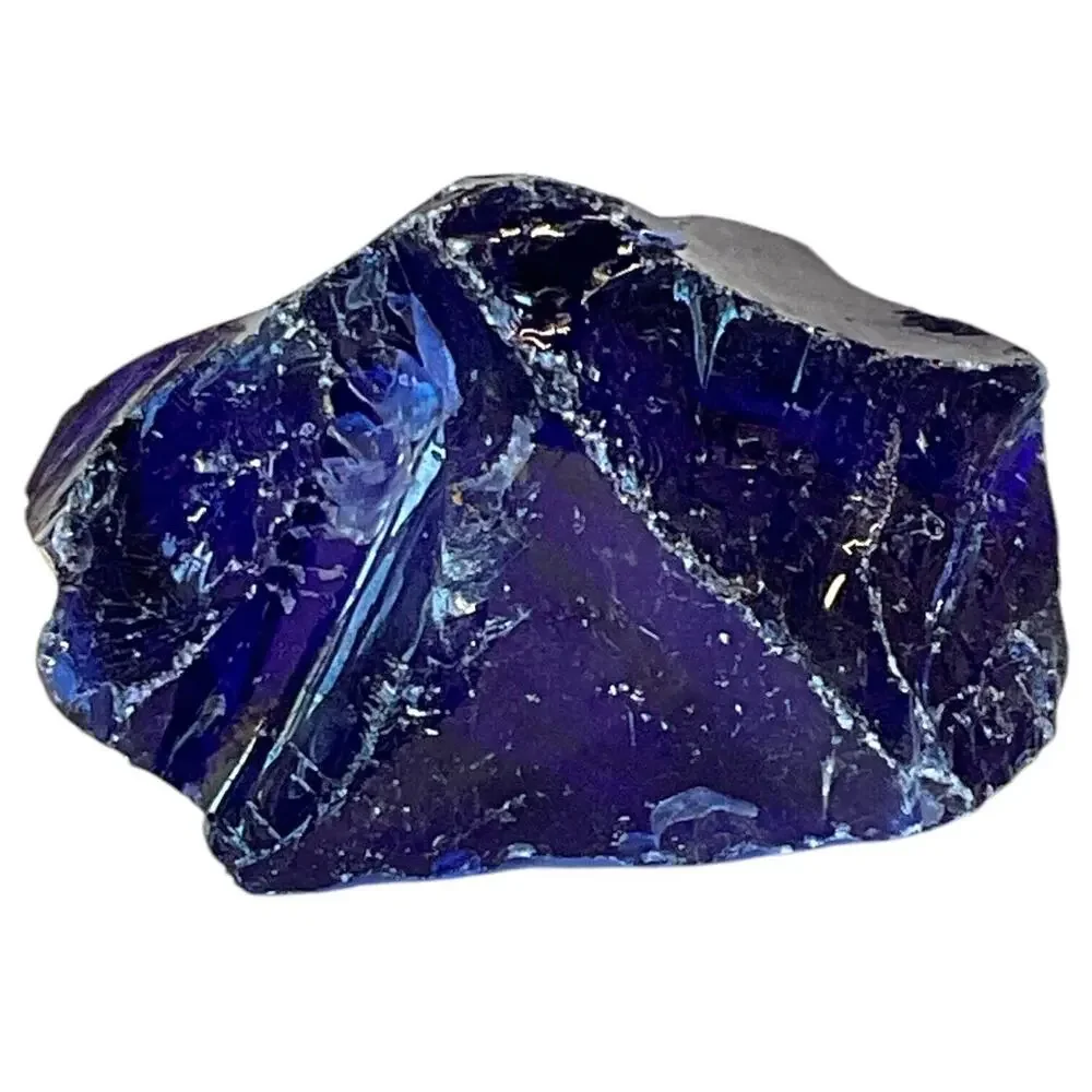 Cobalt Translucent Art Glass Cullet Slag Glass‎ #5XL31